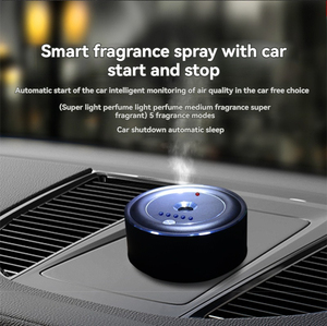 Purificateur d'air de <span class=keywords><strong>voiture</strong></span> et diffuseur d'arômes à ultrasons intelligent avec démarrage/arrêt automatique, <span class=keywords><strong>installation</strong></span> sur tableau de bord, capacité de parfum 30 ml, faible bruit - Product Image 5