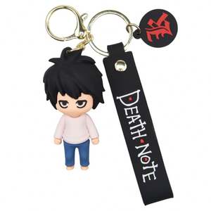 Llavero de Goma 3D Personalizado de Acrílico con Correa de Muñeca de Goma, Diseño Kpop para Niños, Mercancía en Existencia - Product Image 1