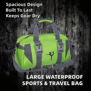 Bolsa de Viaje de Nailon Impermeable de Gran Capacidad, 30-40L, para Deportes, Gimnasio, Bolsa Cruzada Femenina - Product Image 2