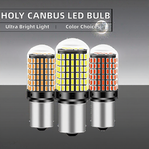 Ampoule LED rouge Canbus P21W 1156 1157 7440 7443 3156 3157 T15 12V pour feux de recul/position/clignotants/feux stop arrière SANS erreur - Product Image 2