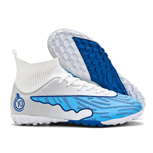 Chaussures <span class=keywords><strong>de</strong></span> football d'automne pour hommes, femmes, étudiants et adultes – Crampons professionnels respirants pour entraînement sur gazon artificiel (AG) à crampons longs et multiples - Product Image 6