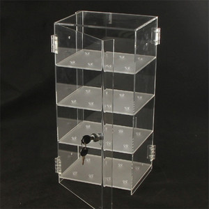 Clair Acrylique Café boîte acrylique avec couvercle capsule cube de rangement - Product Image 3