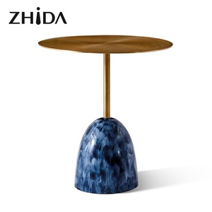 Mesa <span class=keywords><strong>Consola</strong></span> Extensible <span class=keywords><strong>de</strong></span> Alta <span class=keywords><strong>Calidad</strong></span> con Base Metálica para Sala <span class=keywords><strong>de</strong></span> Estar, Dormitorio y Villa - Product Image 3