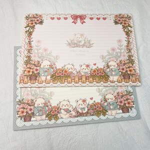 สมุดโน้ตน่ารักลายการ์ตูนหมีสวนใหม่ B5ins คุณภาพสูง สำหรับนักเรียน ผลิตในประเทศจีน - Product Image 2