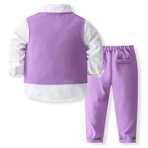 Dernières tenues élégantes pour garçons pour fête d'<span class=keywords><strong>anniversaire</strong></span> de tout-petit, costumes formels pour garçons de <span class=keywords><strong>1</strong></span> à 5 ans - Product Image 2