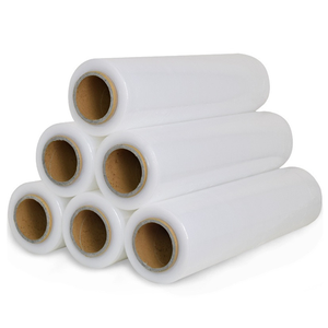 Vendita calda OEM personalizzato Jumbo Roll Packaging morbido Film Stretch LLDPE lucido prezzo competitivo di plastica strizzacervelli autoadesiva - Product Image 3
