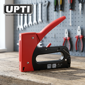 Pistola de Grapas Metálica Roja Profesional de Alta Resistencia UPTI Fabricada en Taiwán, Herramienta Manual Industrial de Alta Calidad para Ensamblaje y Bricolaje, OEM ODM - Product Image 2