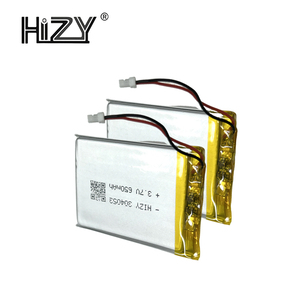 HIZY 304053 HIZY-304053-3.7V-650mAh 650mAh 3.7V Oplaadbare lithium-polymeerbatterij 500 cycli Fabrieksdirecte prijs voor - Product Image 1