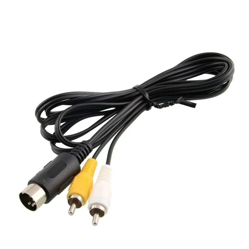 1.8m AV Audio Video Component Cable Cord For Segas AV Cable Adapter Cable