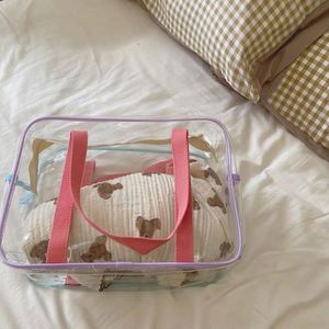 Color-mixed Large-capacity PVC Swimming <b>Transparent</b> Beach Storage <b>Bag</b> for Toiletries and Handbag - Product Image 2
