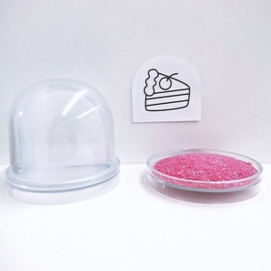 9*9*8.5cm DIY Elephant sơn hình nhựa thủ công mỹ nghệ Quả cầu tuyết cho trẻ em vẽ đồ chơi bán buôn khung ảnh - Product Image 2