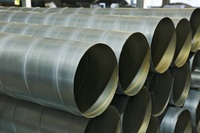 Tuyau de ventilation circulaire en cuivre spiralé de qualité supérieure pour systèmes CVC, tube d'extraction de poussière industriel sur mesure