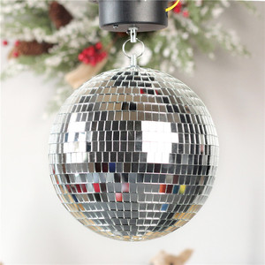 Luci DJ Rotanti 15/20/30cm, Sfera a Specchio Personalizzabile, Palla di Vetro per Discoteca, Palline di <span class=keywords><strong>Natale</strong></span> Personalizzate - Product Image 5