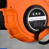 Enrouleur de câble électrique automatique classique 1111 Orange-Rouge avec rallonge rétractable de 20 mètres et garantie de 3 ans