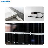 Panel Surya Mono Tipe N 580W 605W 144 Half Cell Efisiensi Tinggi Modul PV Rangka Aluminium Bersertifikasi TUV untuk Atap Komersial