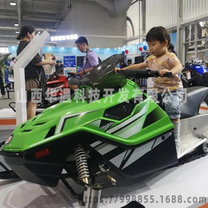 Moto de nieve de 200cc con motor de gasolina de 2 tiempos, vehículo de nieve para niños con sistema de orugas para uso en exteriores en invierno. - Product Image 4