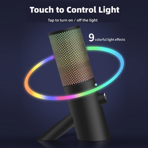 Professional Dynamic USB <strong>Karaoke</strong> <strong>Condenser</strong> Mic for Home Studio <strong>Wired</strong> Podcast Conference Microphone for Gaming - Product Image 3