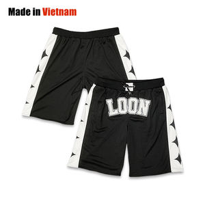 Pantalones Cortos de Baloncesto Estampados Transpirables Extra Grandes, Logotipo Personalizado Económico con Bolsillo con Cremallera, 100% Poliéster - Product Image 1