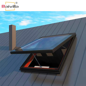 Fenêtre de toit électrique automatique à double vitrage avec télécommande, <span class=keywords><strong>trappe</strong></span> d'accès au toit, fenêtre de toit intelligente en verre - Product Image 6