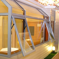 Ventanas de Aluminio con Doble Acristalamiento y Mosquitera para Baño, Más Vendidas