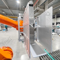 Ligne d'emballage automatique de sachets LWT avec robot araignée Delta pour l'emballage vertical de nourriture pour chiens, chats et animaux de compagnie