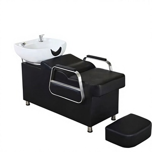 Beauty salon - Hair washing <b>bed</b> semi-reclining hair salon water jet <b>bed</b> hair salon - Reclining hair treatment hair washing <b>bed</b> - Product Image 1
