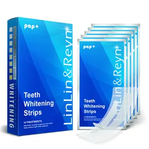Индивидуальная упаковка, не пероксид 28, отбеливающие полоски, расширенные полоски для отбеливания зубов без остатков
