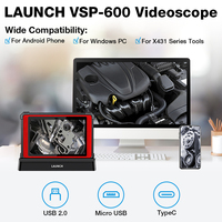 EE. UU. Almacén DE LA UE LANZAMIENTO X431 VSP600 VideoScope Digital HD Endoscopio Cámara de inspección Detector Decodificador Accesorios