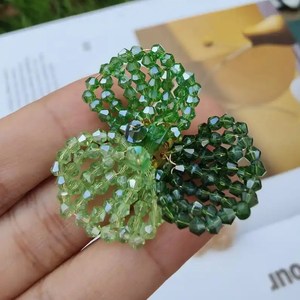 <span class=keywords><strong>Handmade</strong></span> nhân tạo đính cườm hoa Sequins vá hoa cho trang trí đám cưới nhân tạo - Product Image 3