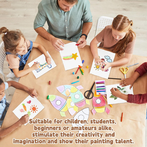 Aquarelle en papier de coton imprimé personnalisé blanc à bords froncés Escorte Save the Date/menu/carte d'invitation <span class=keywords><strong>Dessin</strong></span> - Product Image 6