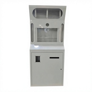 Service de fabrication de tôlerie, façade de kiosque personnalisée, ports, système de câblage dissimulé, boîtier métallique gris SEIKI - Product Image 1