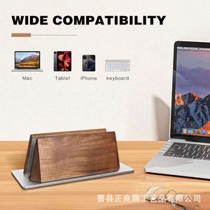 Wooden Laptop <b>Stand</b> Minimalist Design Desktop Organizer For Tablet <b>Pc</b> <b>Stands</b> - Product Image 2