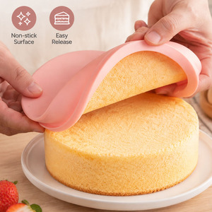 Moule à gâteau en silicone en gros, multi-usages, qualité alimentaire, antiadhésif, résistant à la chaleur, écologique, 4-8 pouces pour gâteau arc-en-ciel - Product Image 4