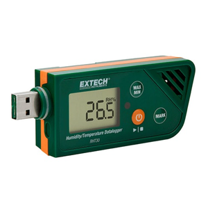 อุปกรณ์บันทึกข้อมูลความชื้นแบบ USB RHT35จาก Extech 0.1ถึง99.9% RH 300 1100 hPa USB รักษาอุณหภูมิความชื้นสำหรับ HVAC Mo - Product Image 6
