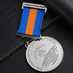 Medallas de recuerdo Metal Aleación de zinc En relieve 2d 3D Logo Carta Plata Premio Rusia Medallas Fabricantes Medalla DE HONOR personalizada - Product Image 5