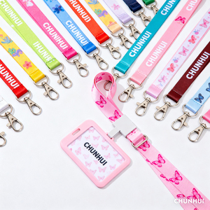 Polyester Umweltfreundliches Bedrucktes Schlüsselband Leuchtendes Muster Ausweishalter mit Haken Fußball Lehrer Kreuzfahrt Hochwertig - Product Image 5