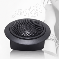 Sistem Speaker Komponen Audio Mobil 2 Arah 6.5 Inci 180W Peak 4 Ohm Kerucut Kuning Midbass Woofer Tweeter Kit untuk Peningkatan Suara