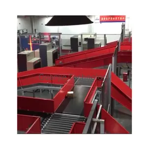 High efficient swivel wheel sorter for logistics packaging line automatic sorter conveyor sorting machine