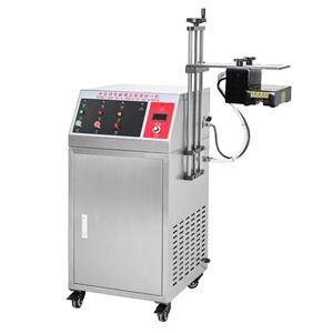 Machine de scellage automatique continue de bureau pour bouteilles et bocaux en verre et plastique, avec refroidissement par induction et scellage de feuille d'aluminium - Product Image 1
