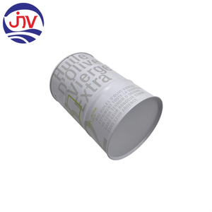 Lata Redonda de Hojalata de Grado Alimenticio de 700 ml para Aceite de Oliva con Tapa de Plástico, Impresión Offset y Logotipo Personalizado - Product Image 4