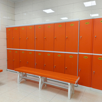 Casiers en plastique ABS PVC résistants à la chaleur et imperméables pour vestiaires de piscine et de salle de sport, approuvés ROHS, marque JMDS, prix d'usine, design moderne