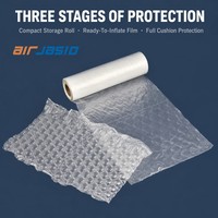 Film d'emballage gonflable antichoc en PEHD pour articles fragiles, tailles personnalisables – Grande Vente