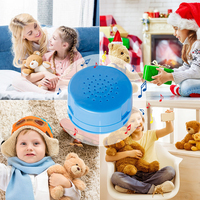 Module Enregistreur Vocal Miniature en Promotion pour Peluche Ours en Peluche avec Bouton Poussoir, Durée Personnalisable (30s) MP3/WAV