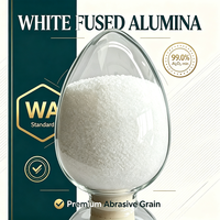 Alumine blanche fusionnée WA 99,0 % Al2O3, granulométrie abrasive 3~1 mm, 25~15 mm, dureté 9,0 Mohs pour la précision des pièces automobiles