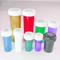 Vente en gros de flacons en plastique 8Dr 13Dr 16Dr 20Dr avec couvercle résistant aux enfants, flacons pour pilules, capsules, flacons de pharmacie, contenants, bouteilles, pots