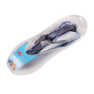 เจียเจีย J2548 แว่นตาว่ายน้ำซิลิโคนชิ้นเดียวป้องกันหมอกเลนส์แบนสำหรับผู้ใหญ่สีดำเพิร์ล บลู ไลท์ บลูสีชมพู - Product Image 1