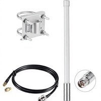 Antenne longue portée Lora 915 MHz 5,8 dBi avec câble de 10 pieds pour point d'accès Helium