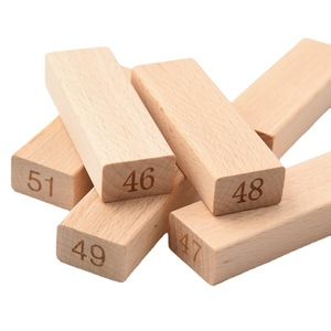 Giocattoli Montessori su misura 48 pezzi Tower Game accatastamento torre piccolo gioco di impilamento in legno città blocchi - Product Image 4