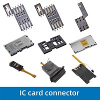 موصل بطاقة SIM صغيرة WECONN WL-SIM127-145 بـ 6 دبابيس + 1، بمسافة بينية 1.27 مم، بتقنية SMT، يعمل بالضغط مع مفتاح استشعار، مقاوم للحرارة العالية، مصنوع من LCP