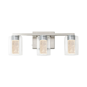 Lámpara LED de tocador con burbujas de vidrio regulable por Triac, 2, 3 o 4 cabezales, con certificado ETL - Product Image 1